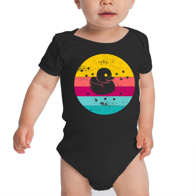 Duck T  Shirt Bath Duck Retro T  Shirt Baby Bodysuit by forgetfulexisting | Artistshot