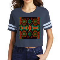 Mexican Wall Art. Latin American Pattern. Latin American Digital Art. Scorecard Crop Tee | Artistshot