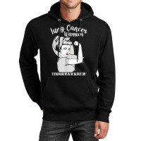 Lung Cancer Warrior Unbreakable Strong Women Awareness Unisex Hoodie | Artistshot