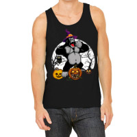 Gorilla Halloween Boo Costume Scary T  Shirt Gorilla Invited To Hallow Tank Top | Artistshot