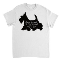 Scottish Terrier Tough Enough To Rock A Beard And A Skirt Long Sleeve Classic T-shirt | Artistshot