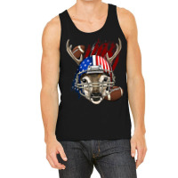 American Football Player Deer Patriotic Animal Deer Hunter Tank Top | Artistshot