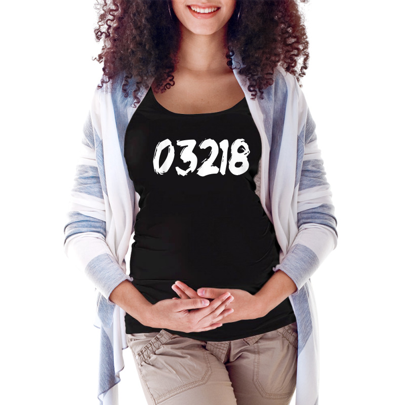 03218 Zipcode Barnstead New Hampshire Hometown Zip 03218 T Shirt Maternity Scoop Neck T-shirt by sowleomballoucgp | Artistshot