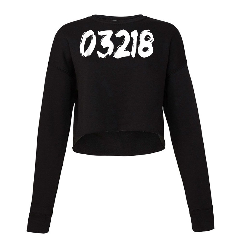 03218 Zipcode Barnstead New Hampshire Hometown Zip 03218 T Shirt Cropped Sweater by sowleomballoucgp | Artistshot