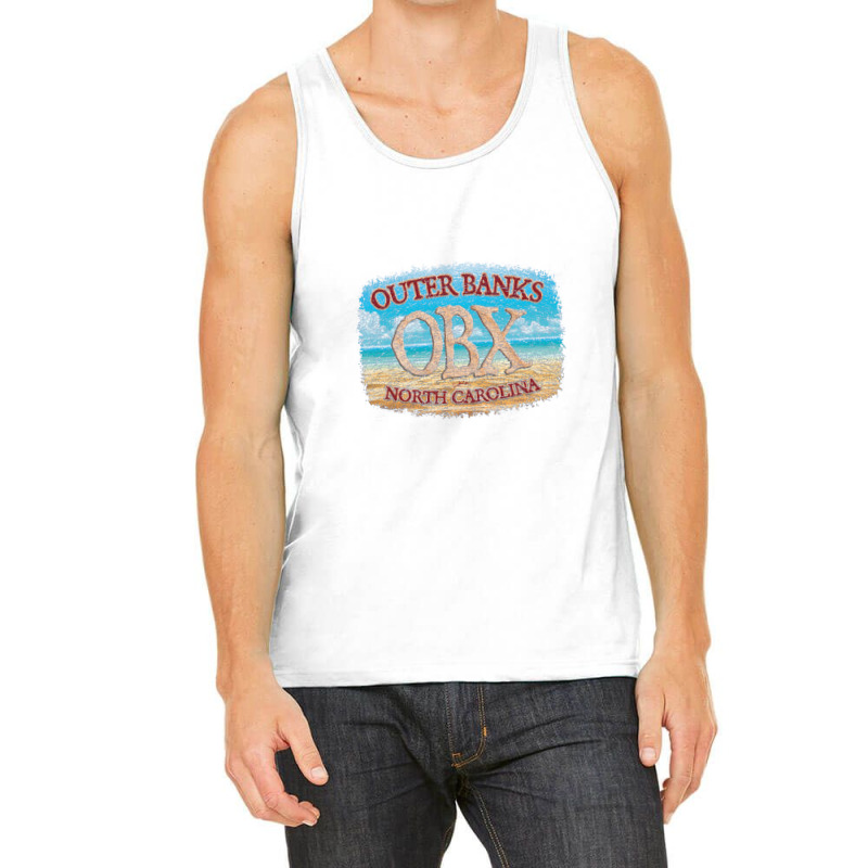 Outer Banks, North Carolina, With Beach Outer Banks Tank Top by zaenalmaza | Artistshot