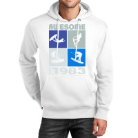 Awesome Since 1983. Wakeboard Lifestyle Long Sleeve T Shirt Unisex Hoodie | Artistshot