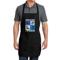 Awesome Since 1988. Wakeboard Lifestyle Long Sleeve T Shirt Full-length Apron | Artistshot