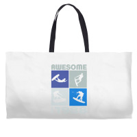 Awesome Since 1988. Wakeboard Lifestyle Long Sleeve T Shirt Weekender Totes | Artistshot