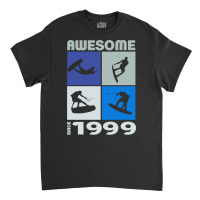 Awesome Since 1999. Wakeboard Lifestyle Long Sleeve T Shirt Classic T-shirt | Artistshot