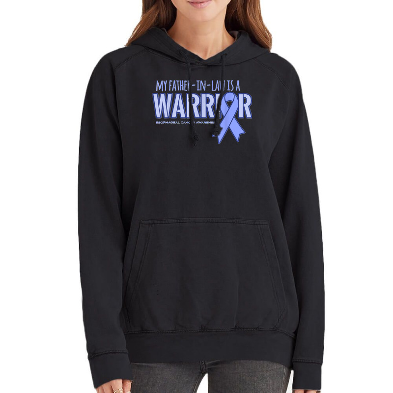 My Father In Law Is A Warrior Esophageal Cancer Vintage Hoodie by WirtzRichard | Artistshot