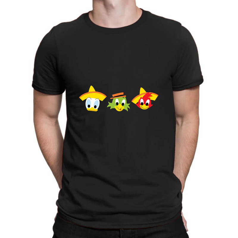 The Three Caballeros T-Shirt by usermomm1e | Artistshot