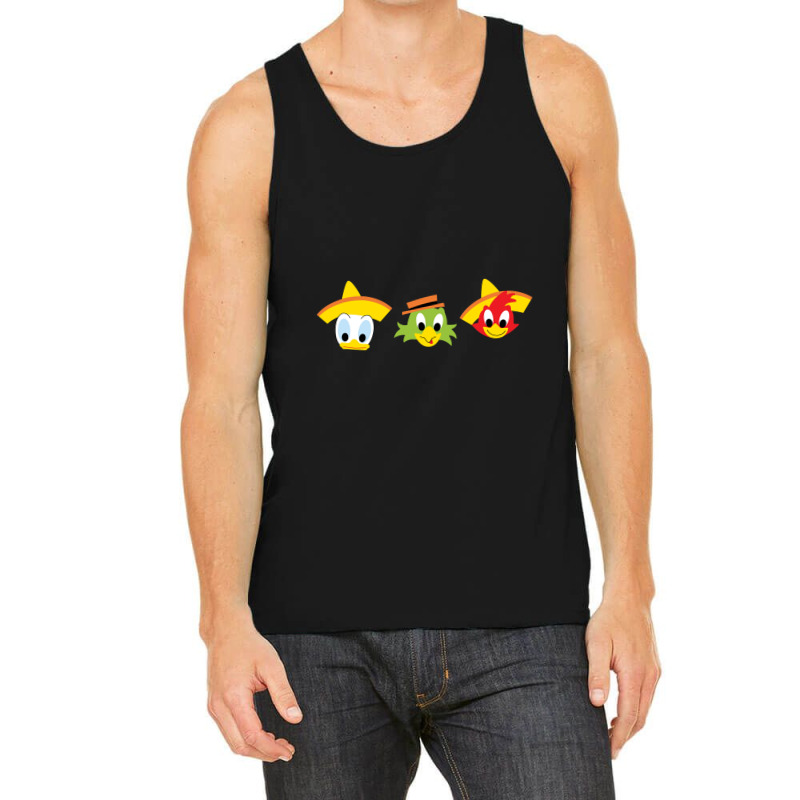 The Three Caballeros Tank Top by usermomm1e | Artistshot