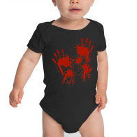 Halloween T Shirt Blood Hands Costume Zombie Outfit T Shirt Baby Bodysuit | Artistshot