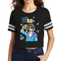 Retro Back To 90's Novelty Graphics & Cool Designs Funny Gifts Boy Gir Scorecard Crop Tee | Artistshot