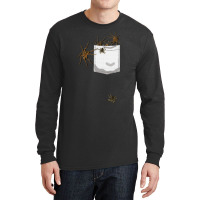 Spiders T  Shirt Pocket Full Of Creepy Spiders Arachnologists Arachnop Long Sleeve Shirts | Artistshot