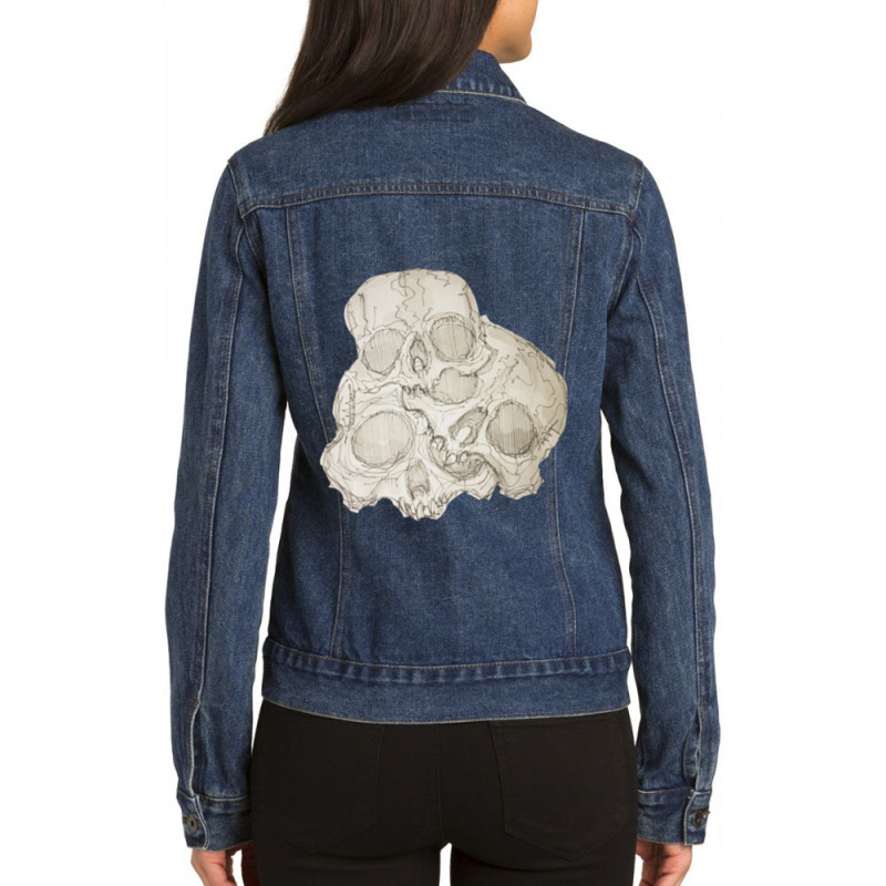 Graphic Picture Caballeros Mens Funny Ladies Denim Jacket by ArtistLillie | Artistshot