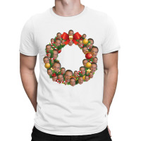 Nigel Farage Ukip Multiface Christmas Wreath T-shirt | Artistshot