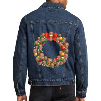 Nigel Farage Ukip Multiface Christmas Wreath Men Denim Jacket | Artistshot