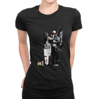 E:\tuyet Soc\56 Anarchism 216sp-\trang\cartoon Gifts Burn Fascists Gif Ladies Fitted T-shirt | Artistshot