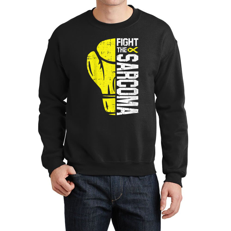 Fight Sarcoma Awareness Cool Ribbon Cancer Survivor Warrior Crewneck Sweatshirt | Artistshot