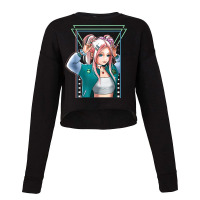 Futuristic Girl Anime  Japanese Art  Manga Anime Cropped Sweater | Artistshot