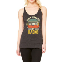 Easily Distracted By Radios Ham Radio Amateur Radio T Shirt Racerback Tank | Artistshot