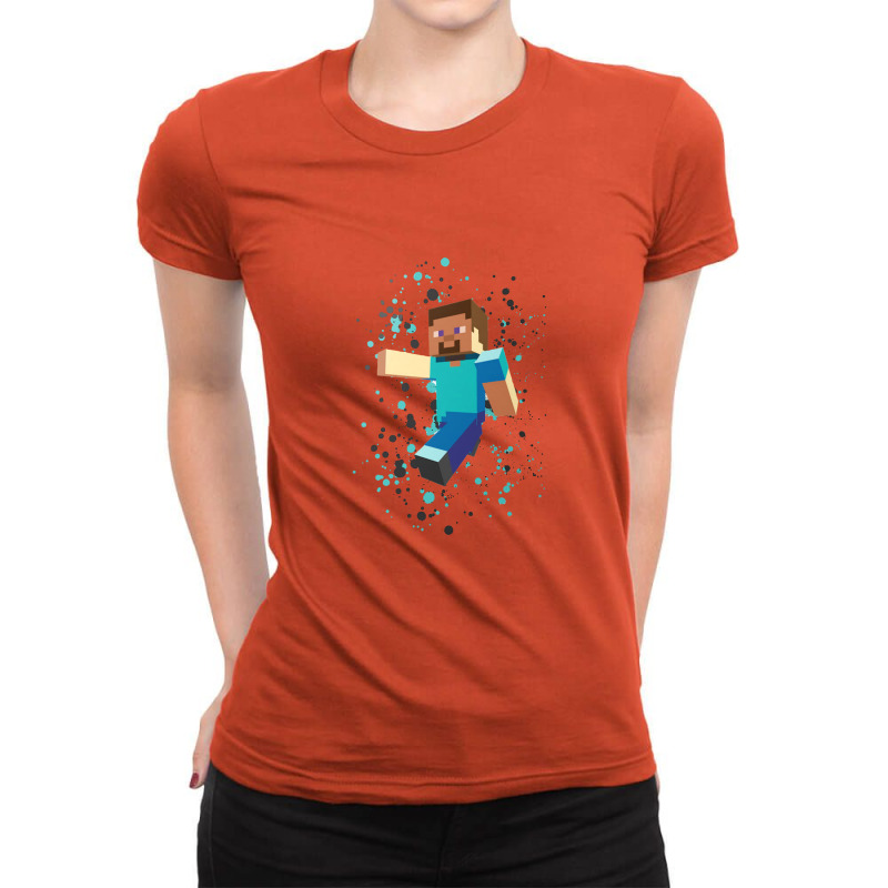 Mine Character Ladies Fitted T-Shirt by Wayne-Shop | Artistshot