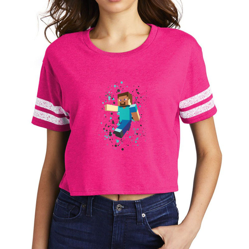 Mine Character Scorecard Crop Tee by Wayne-Shop | Artistshot