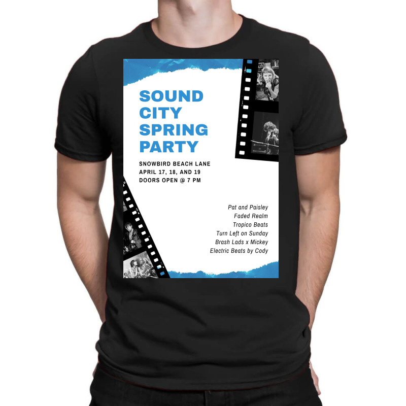 Sound City Spring Party T-shirt. By Artistshot