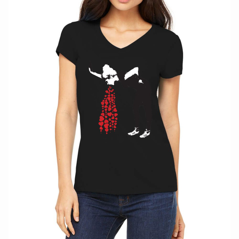 E:\tuyet Soc\56 Anarchism 216sp-\trang\funny Men Che Gritty My Favorit Women's V-Neck T-Shirt by SoniaArtists | Artistshot