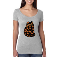 Tortoiseshell Tortie Cute Cat Women's Triblend Scoop T-shirt | Artistshot