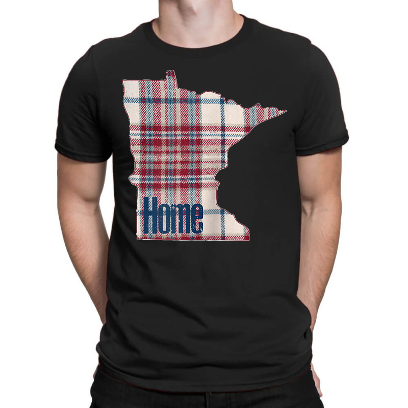 State Of Minnesota Plaid Minnesota Is Home Raglan Baseball Tee T-shirt | Artistshot