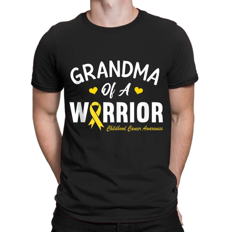 Grandma Of A Warrior Hero Childhood Cancer Awareness Cute T-shirt | Artistshot