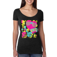 Womens 90s Vibe Tshirt For 90s Music Lover I Heart The Nineties Lover  Women's Triblend Scoop T-shirt | Artistshot