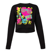 Womens 90s Vibe Tshirt For 90s Music Lover I Heart The Nineties Lover  Cropped Sweater | Artistshot