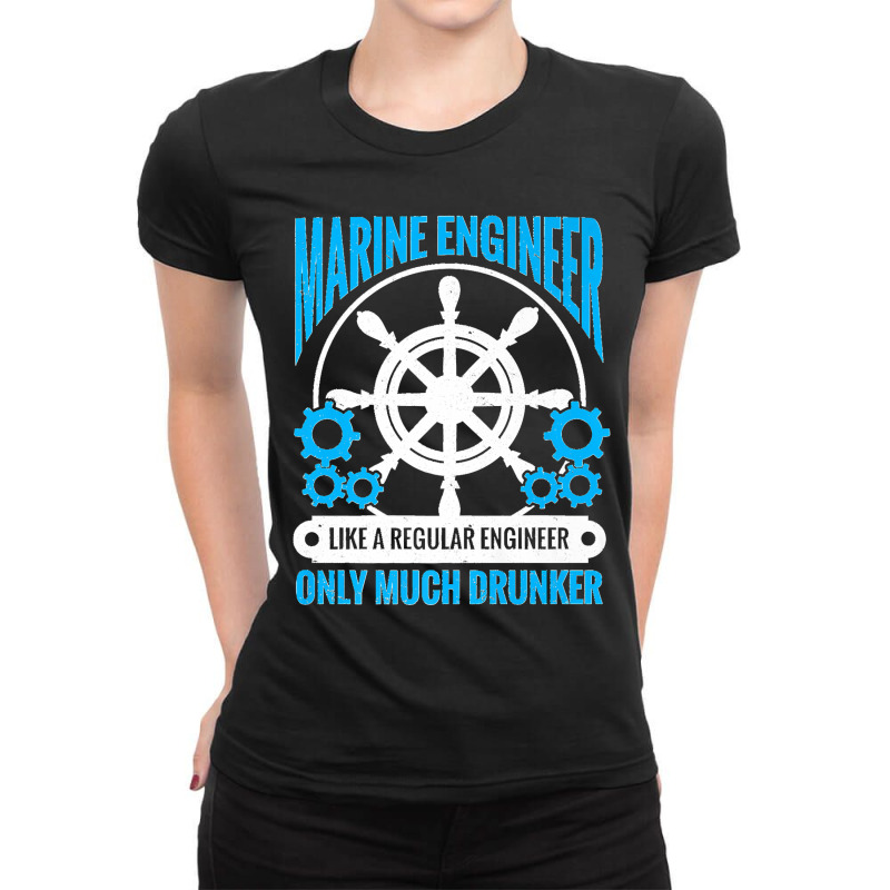 Maritime Engineering Marine Engineering Marine Engineer Premium Ladies Fitted T-Shirt by EaglesonBonnie | Artistshot