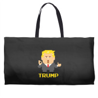 President Trump Pixel Character Weekender Totes | Artistshot