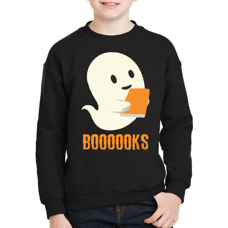 Halloween Booooks T  Shirt Booooks. Funny Books Reader Halloween Costu Youth Sweatshirt | Artistshot