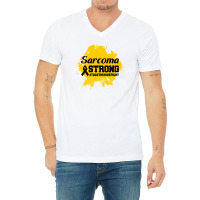 Sarcoma Strong V-neck Tee | Artistshot