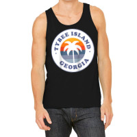 Tybee Island Georgia Ga Palm Tree Beach Vacation Souvenirs Raglan Base Tank Top | Artistshot