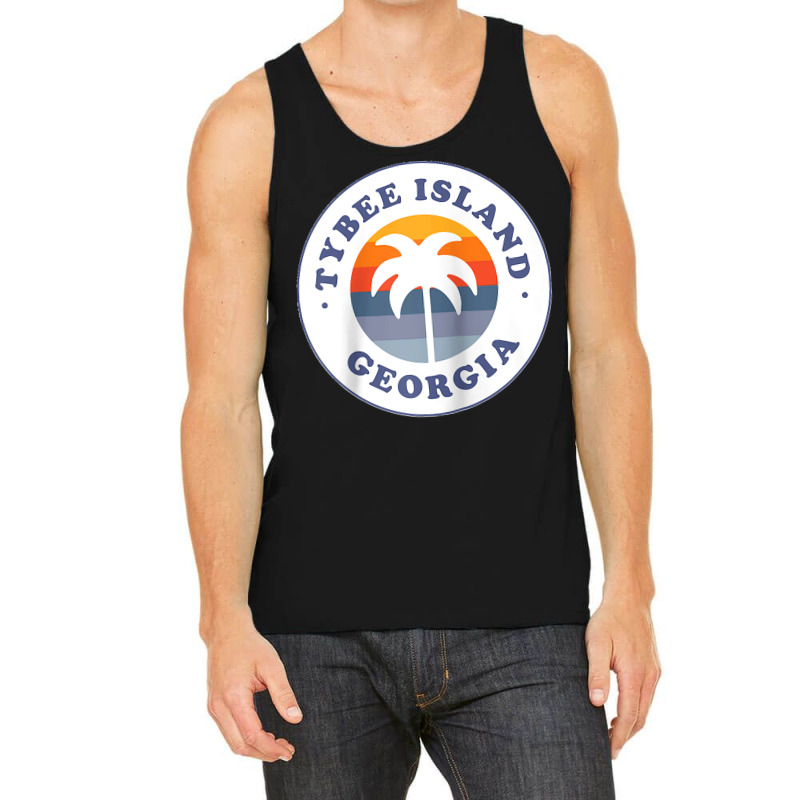 Tybee Island Georgia Ga Palm Tree Beach Vacation Souvenirs Raglan Base Tank Top by WirtzRichard | Artistshot