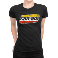 Canam Vintage Original Atv Utv Off Road Gift Raglan Baseball Tee Ladies Fitted T-shirt | Artistshot