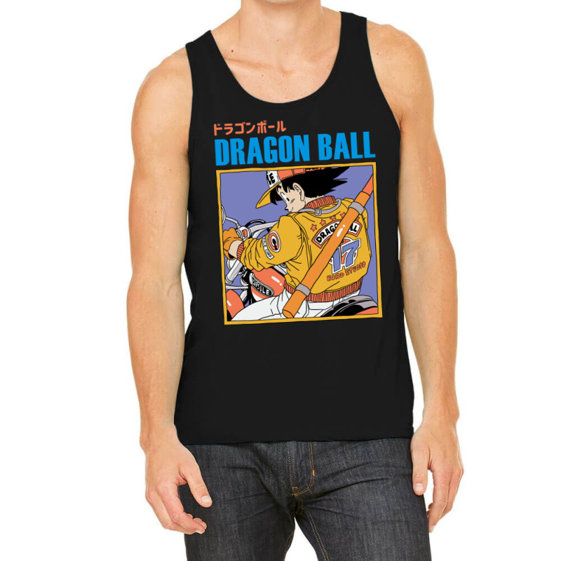 Goku Riding A Motocycle Tank Top by Ha Thu | Artistshot