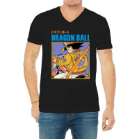 Goku Riding A Motocycle V-neck Tee | Artistshot