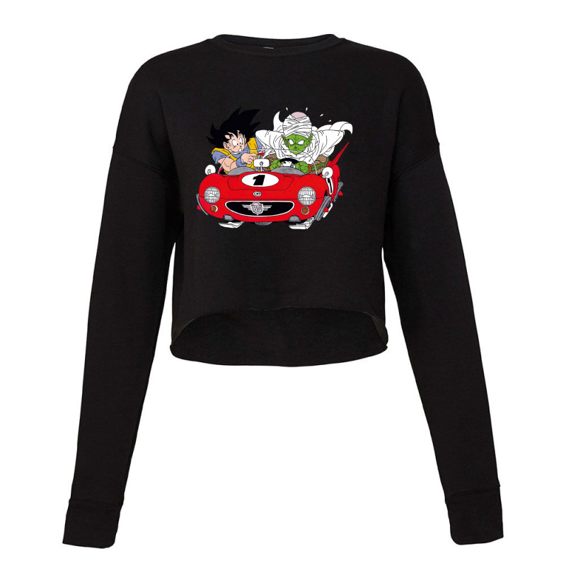 Piccolo And Goku Go To Driving School Cropped Sweater by Ha Thu | Artistshot