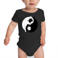 Cute Yin Yang Pugs Oriental Dog And Animal Lovers' Puppy Raglan Baseba Baby Bodysuit | Artistshot