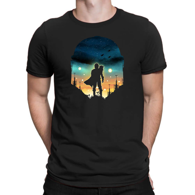 Djarin Sunset T-shirt | Artistshot