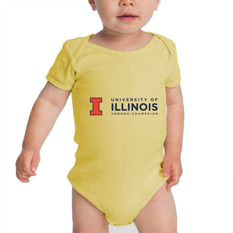 University Of Illinois At Urbana Champaign Baby Bodysuit by Elishabeth | Artistshot