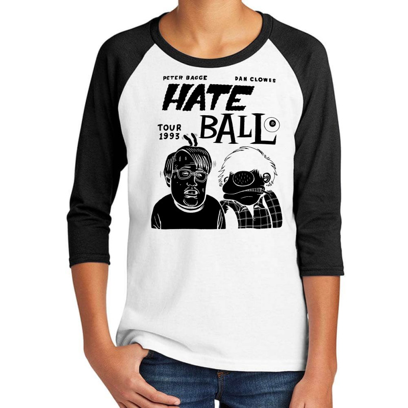 Hate Ball Eight Black Youth 3/4 Sleeve by ersorgar | Artistshot