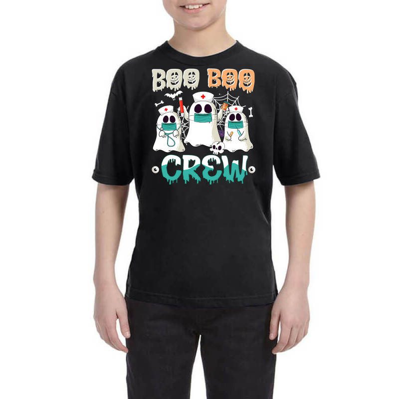 Boo Boo Crew Nurse Halloween Ghost Costume Matching T Shirt Copy Youth Tee | Artistshot